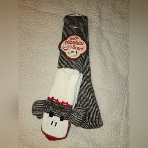 Brown & White w/Red Cute Sock Monkey Bundle